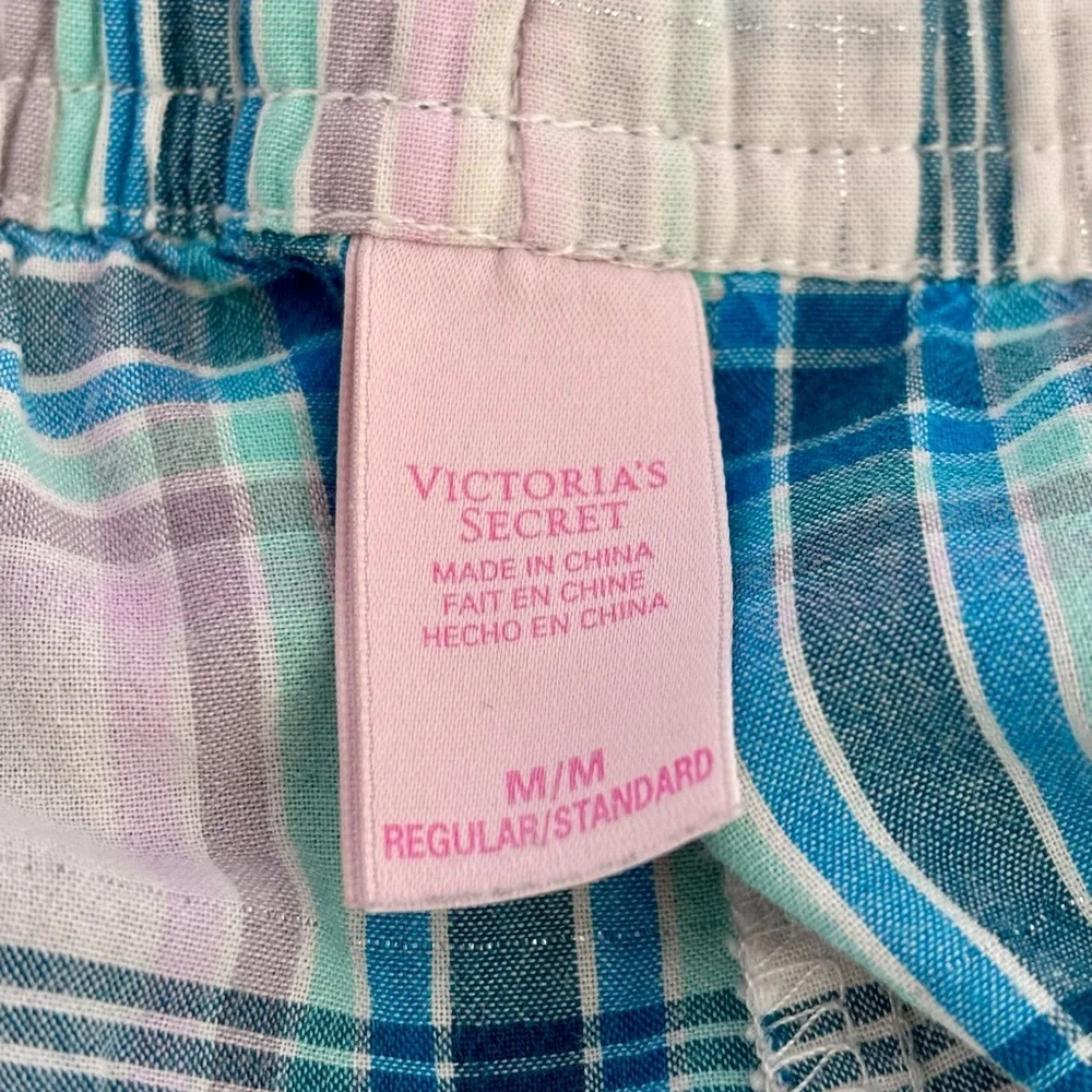 Victoria’s Secret Plaid Pajama Pants | Size M | Cute Side Pockets | EUC
